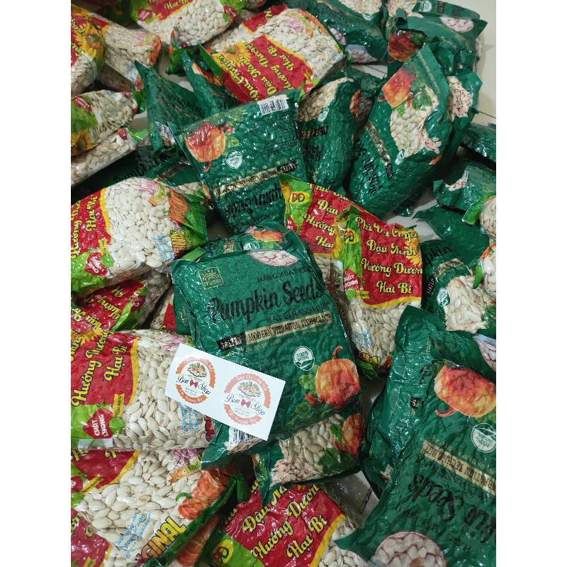 Hạt bí rang tay 500g - hạt to mẩy hàng loại 1