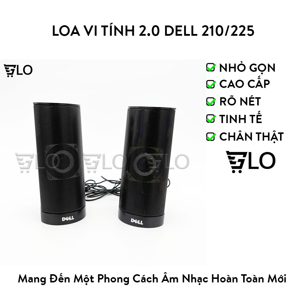 Loa vi tính 2.0 dell 210/225 cực hay