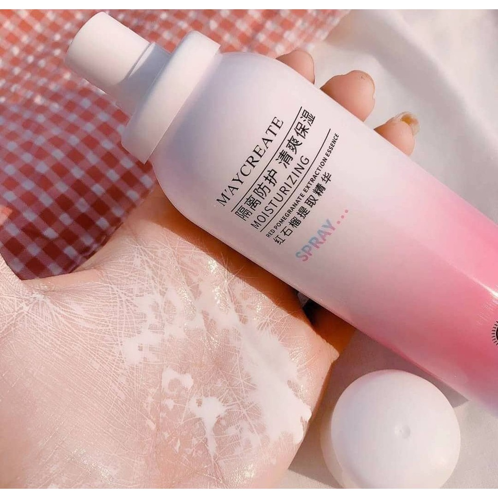 Xịt Chống Nắng Maycreate 150ml Trắng Da Nội Địa Trung