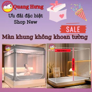 (SHOP NEW)Màn khung không khoan tường. Lắp đặt nhanh chóng