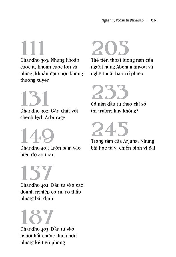 Nghệ Thuật đầu tư Dhandho