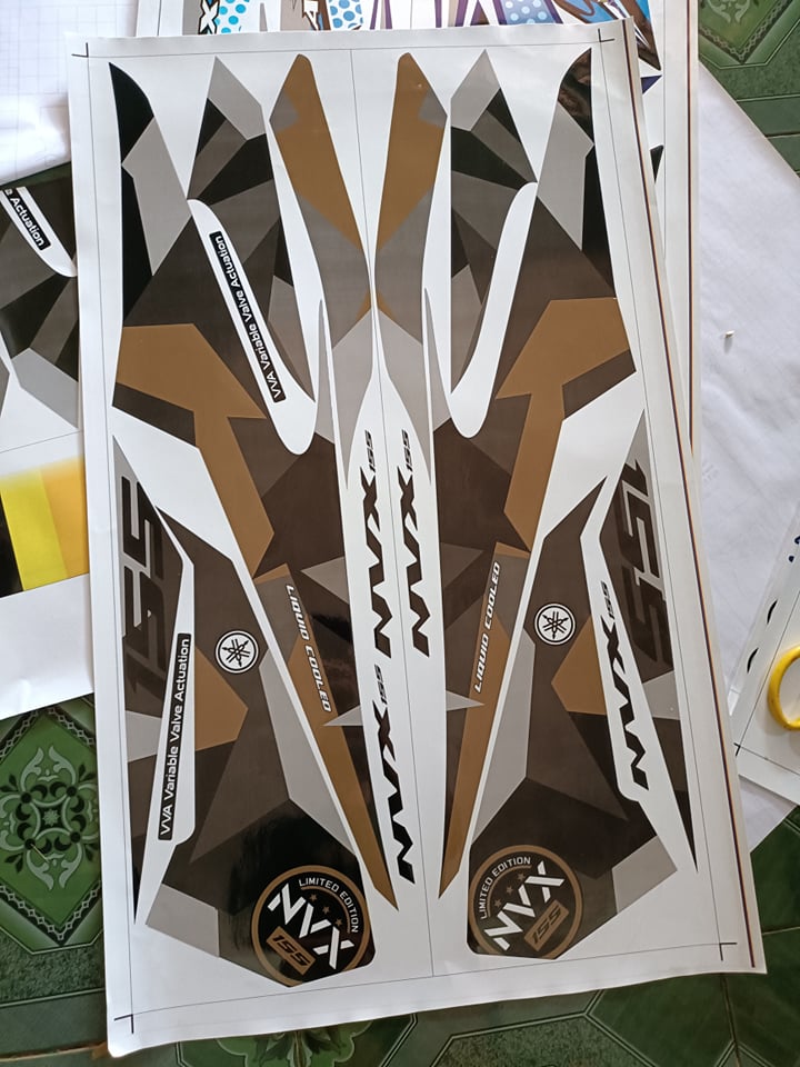 tem rời nvx camo đen nâu