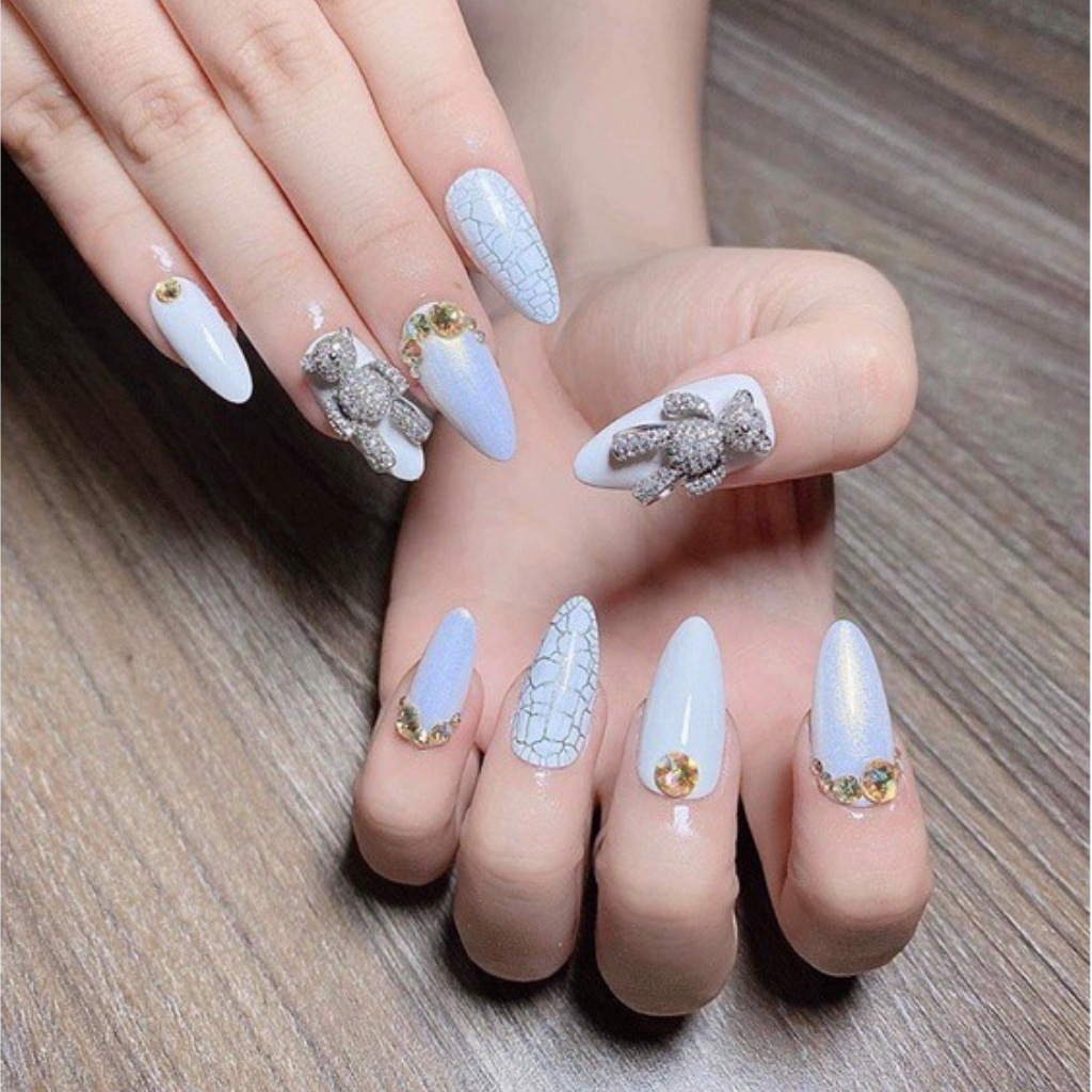 [HCM]Sơn gel nứt B281 cao cấp , sơn nứt 2 màu đen và trắng (có bán lẻ chai 15ml)