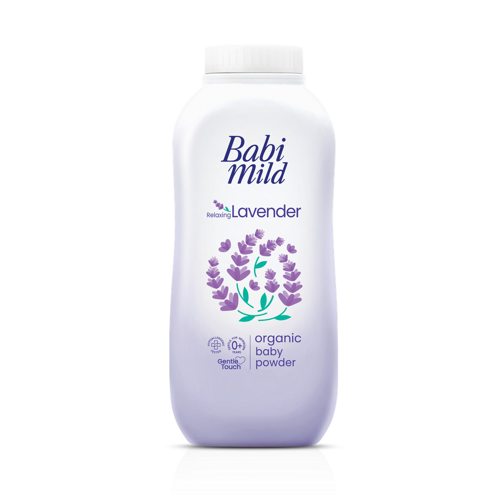 Phấn Thơm Trẻ Em Babi Mild Lavender Chai 160g