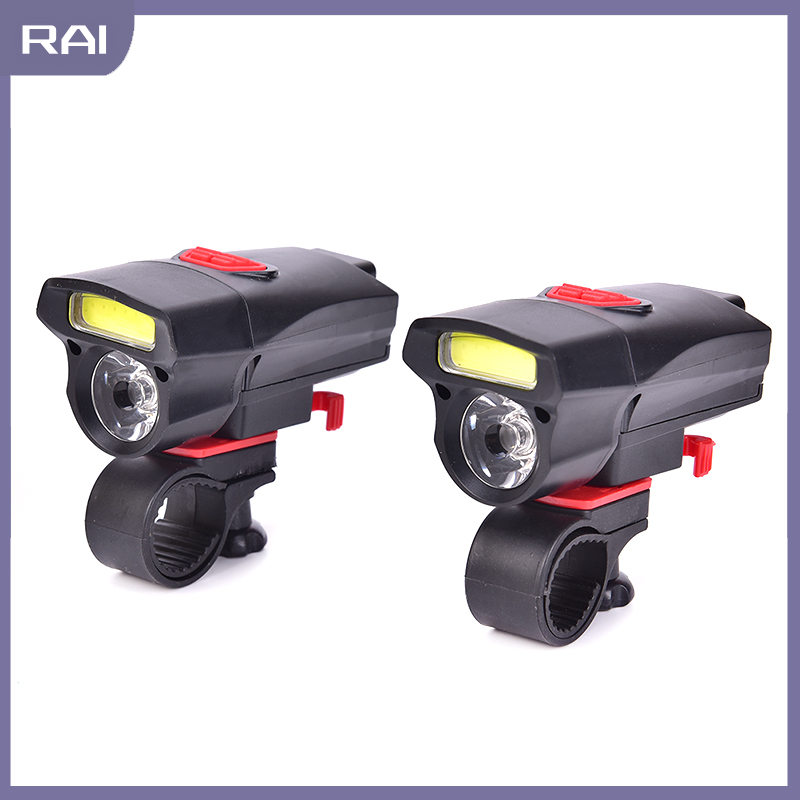 【RAI】 Đèn pin AAA đầu trước xe đạp Đèn LED Xe Đạp