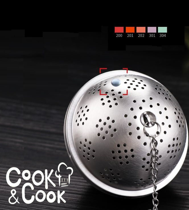 Dụng Cụ Lọc Trà Thả Ấm Inox 304