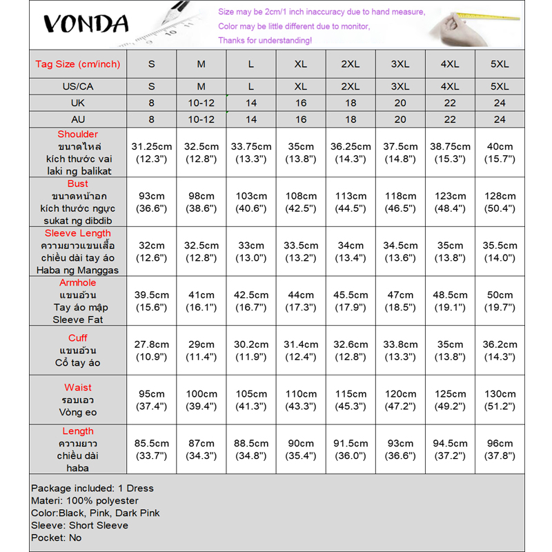 VONDA%20Women's%20Girly%20Style%20Short%20Sleeve%20A-Line%20Dresses%20Bowknot%20Crew%20Neck%20Mini%20Dress%20(Korean%20Floral)%20#4%20-%20Image%207