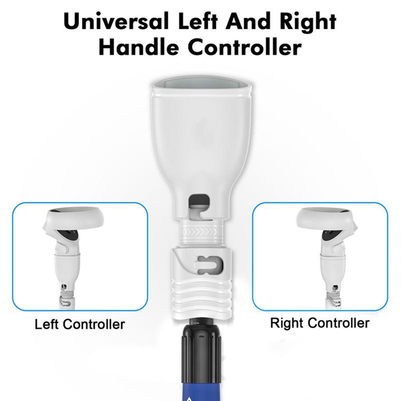 VR Golf Club Adapter VR Game Controller Attachment Grips Stick Handle for Oculus Quest 2 Replacement Spare Parts Accessories