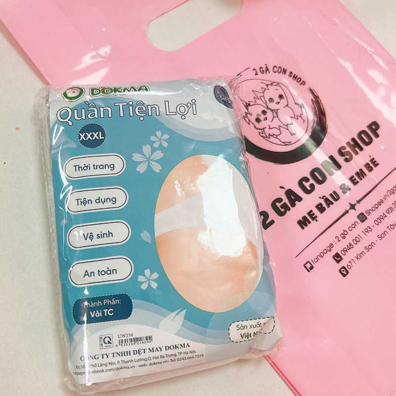 Quần lót vải dùng 1 lần Dokma-set 5c