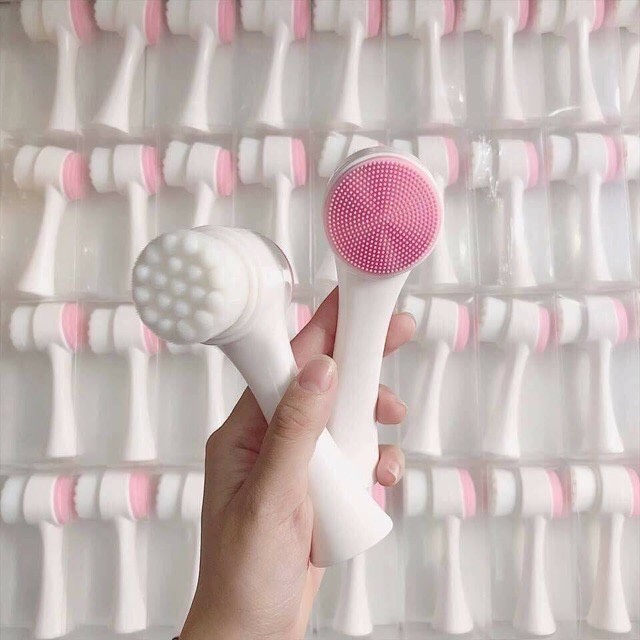 Cọ Rửa Mặt 2 Đầu Siêu Sạch