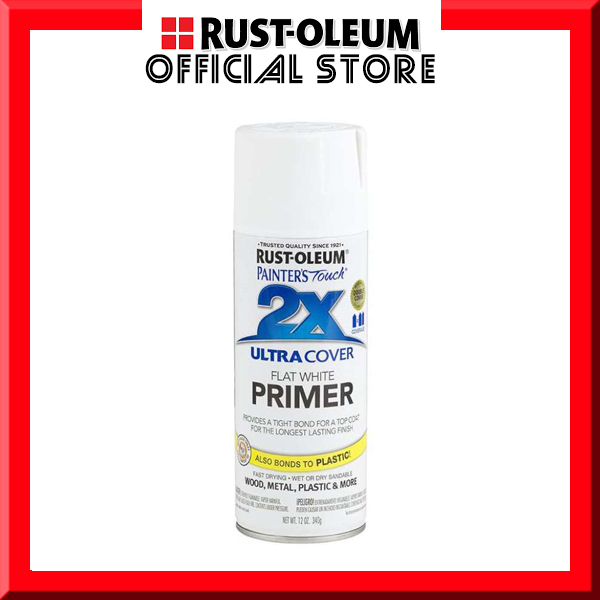 white plastic primer spray paint