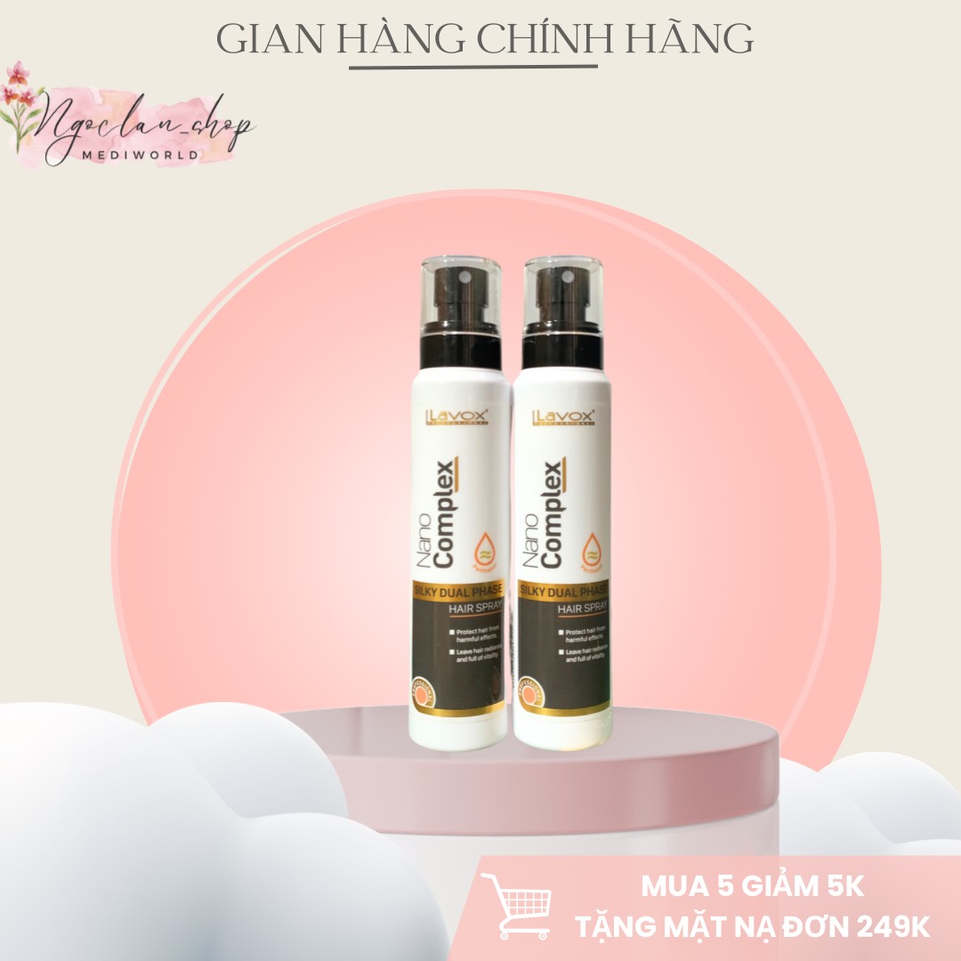 Xịt dưỡng tóc lavox nano complex