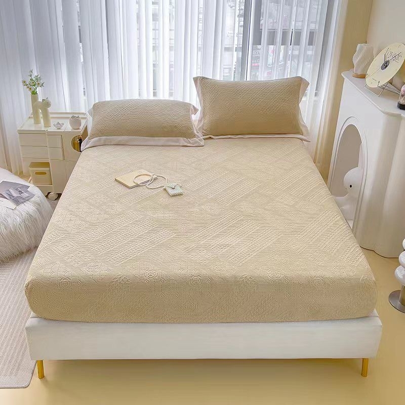 Sét Ga Gối Nỉ Nhung Sữa Nhập Khẩu Cao Cấp