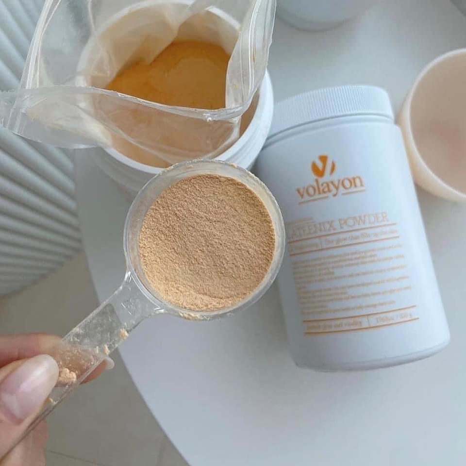Mặt nạ tảo volayon lateenix powder chính hãng trắng sáng da - 50gr 100gr 250gr