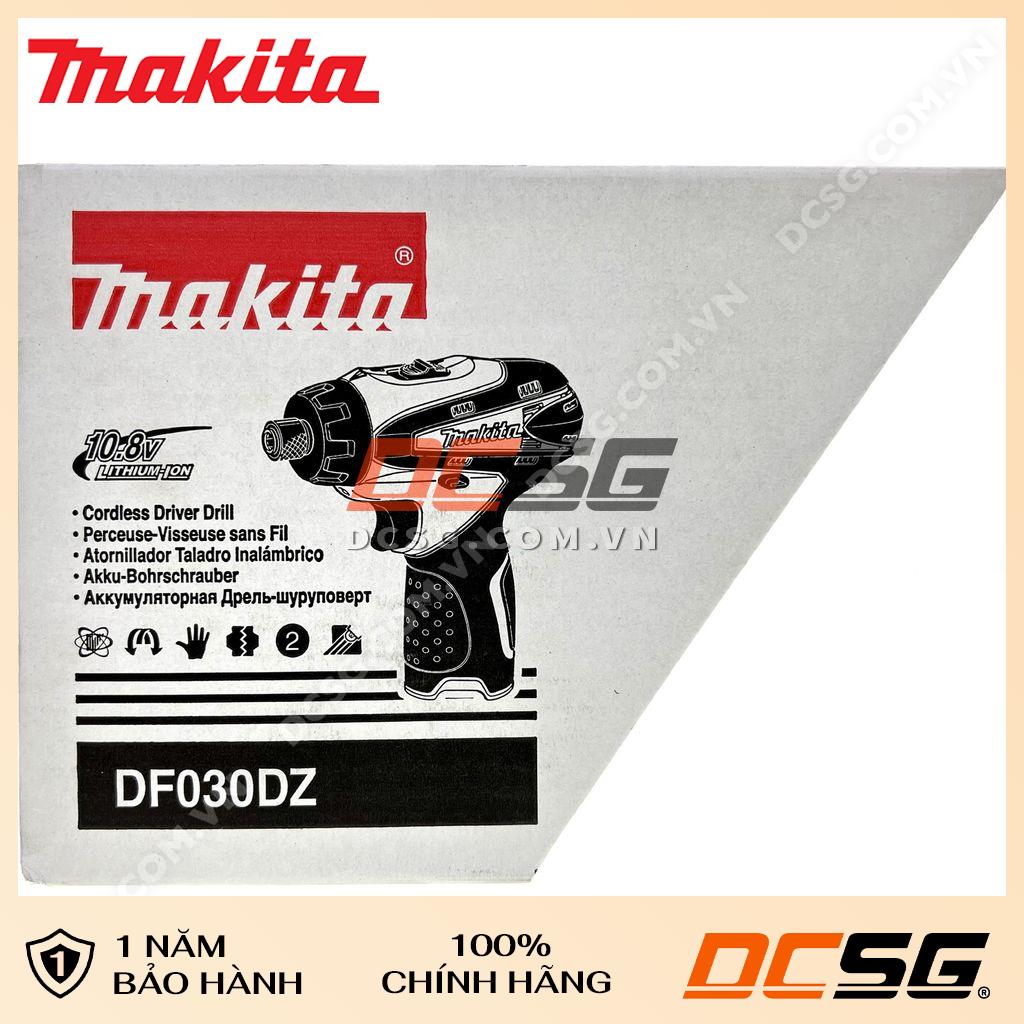 Máy Khoan Vặn Vít Dùng Pin 10.8V Makita DF030DZ (Không Pin Sạc)