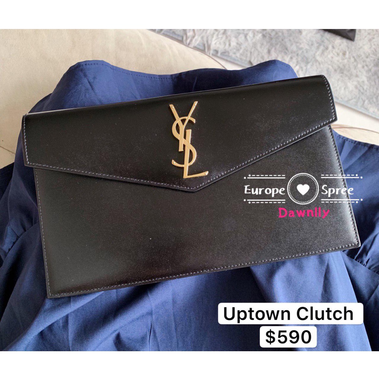 ysl uptown clutch