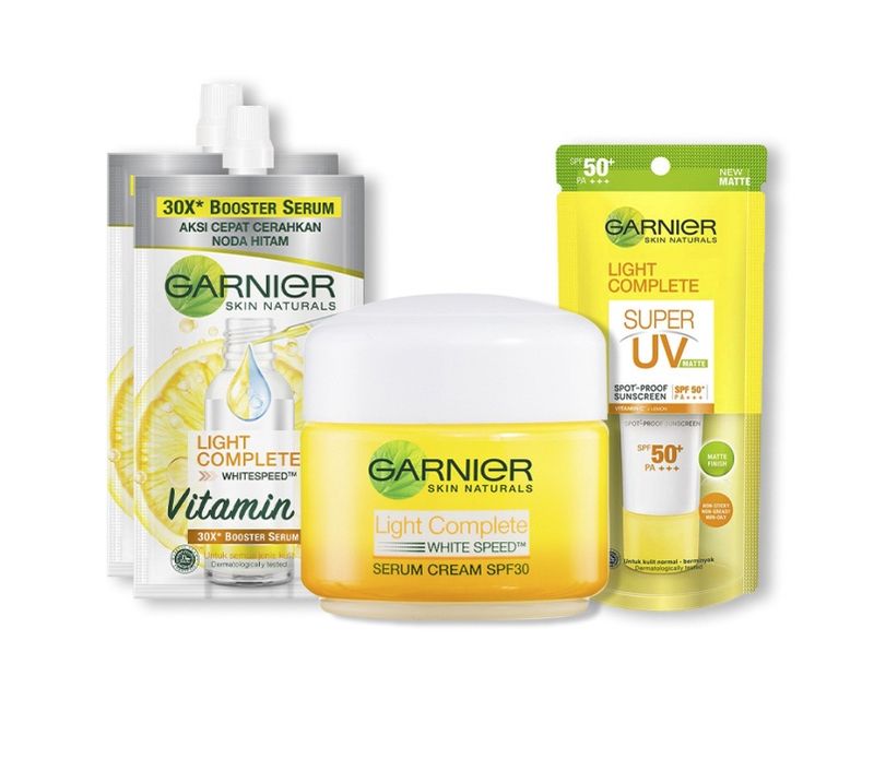 combo 5 sản phẩm chăm sóc da GARNIER  như hình ảnh