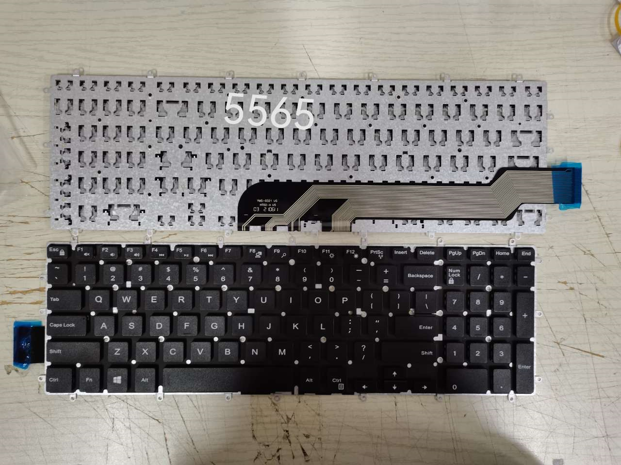 Keyboard Dell Inspiron 15 5000 P75f Dell Inspiron 15-5570 5575 5565 7566 7567 17-5770 5775 Keyboard US