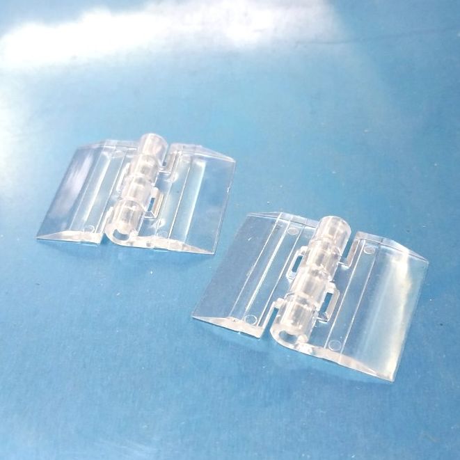 Combo bản lề nhựa mica trong suốt size 33mm x 25mm dùng làm mô hình nhà cửa, hộp trang trí, cửa chuồng hamster... - Luân Air Models