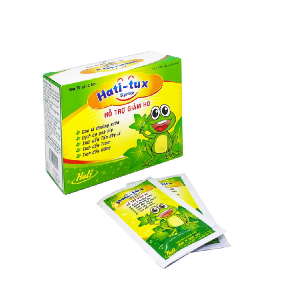 Hati-tux syrup giảm ho, bổ phế
