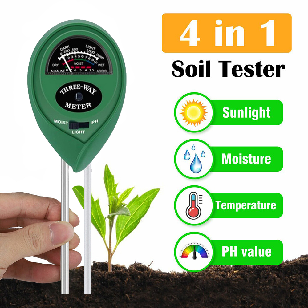 Chia sẻ: Đã thích (7) Máy đo đất, thiết bị đo PH đất 4-1 (PH, độ ẩm, ánh sáng, nhiệt độ) máy đo đất chính xác cao