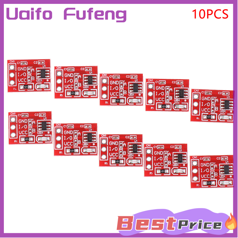 Uaifo 10PCS TTP223 Touch Button Switch Capacitive Sensor Module Self-Locking