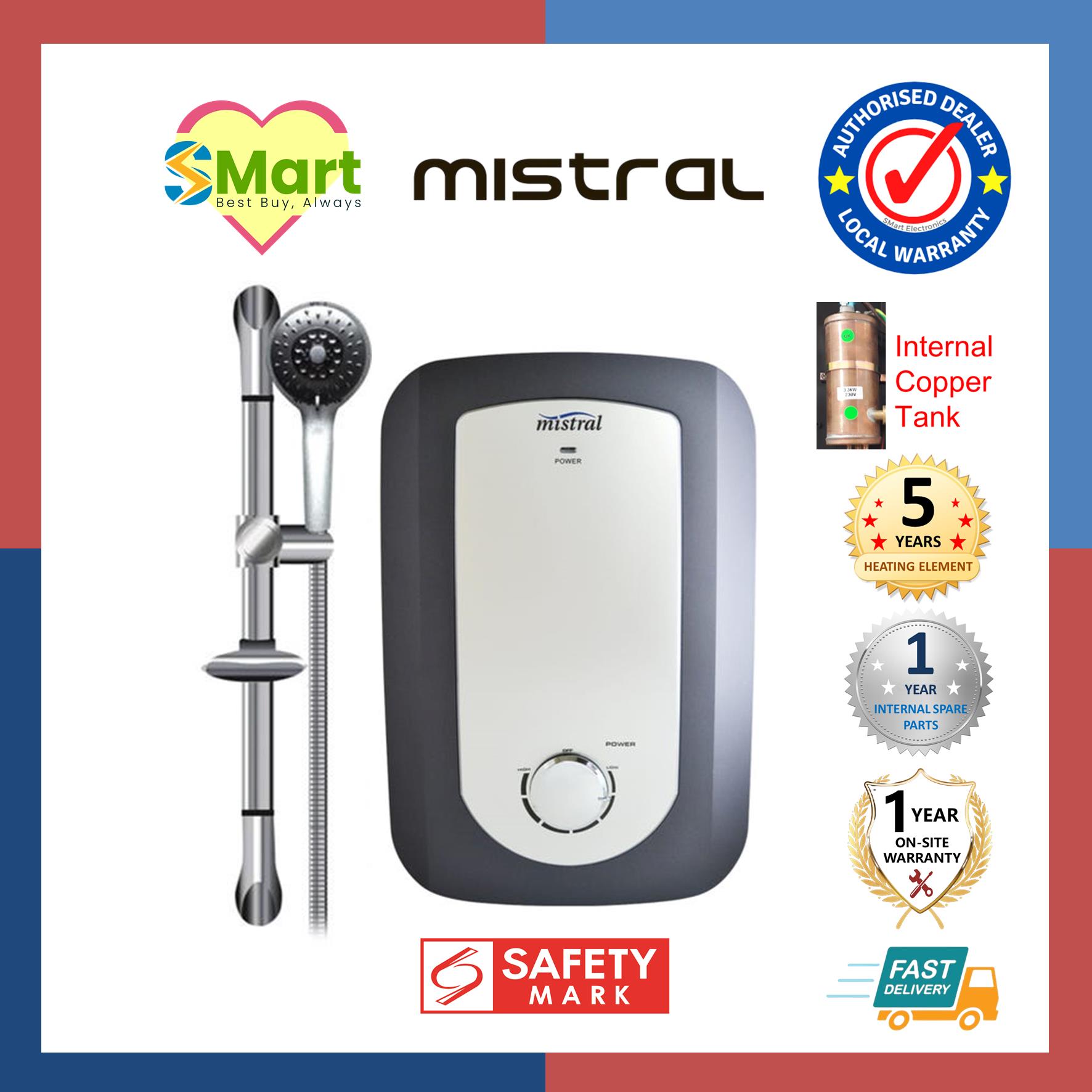 Mistral Copper Inner Tank Instant Shower Water Heater MSH708 *5 Yr Heating  Element Warranty* | Lazada Singapore