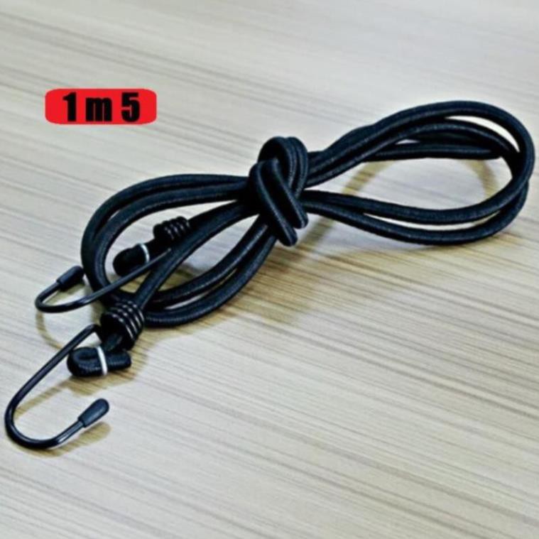 (1,5m) Dây Ràng Dây Co Buộc Chằng Hàng Siêu Co Giãn Có Móc 2 Đầu
