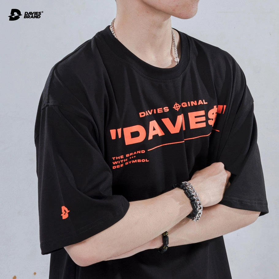 Áo thun Davies nam nữ DSW Tee Focus-Black