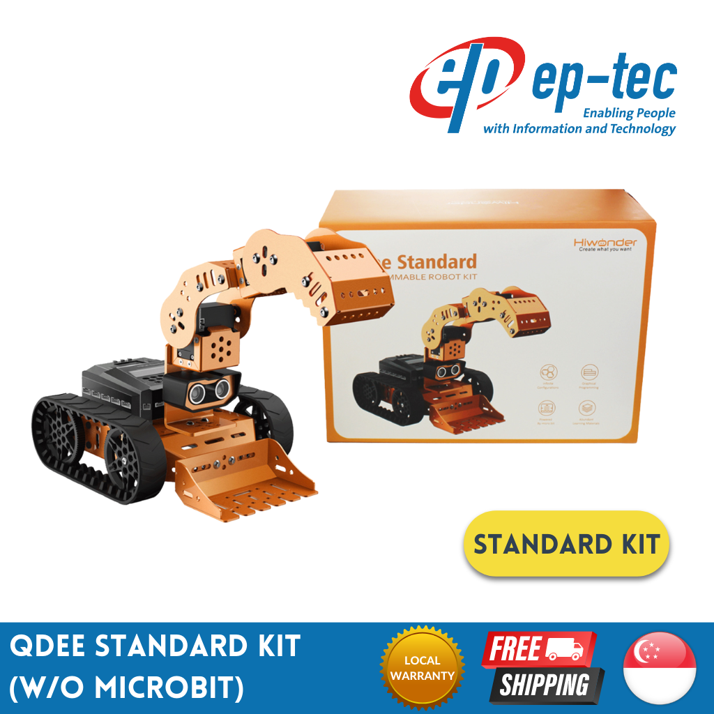 Qdee Standard Kit (Without Micro:bit) | STEM Education | Coding Robot |  Lazada Singapore