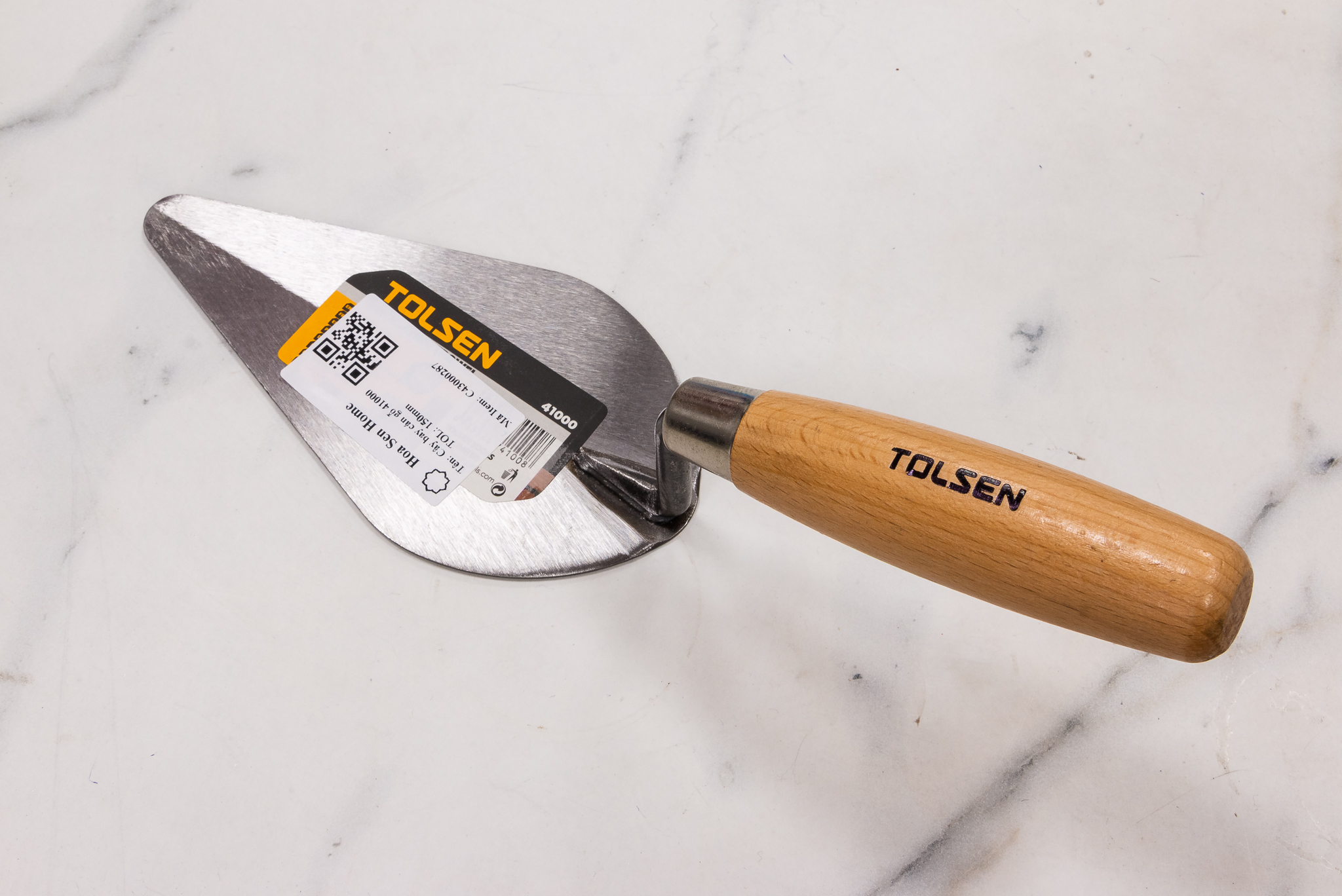 Cây bay cán gỗ Tolsen lưỡi thép (13cm, 15cm)