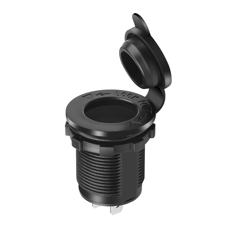 12V Car Power Socket Plug Waterproof Charging Adapter for Motorcycle