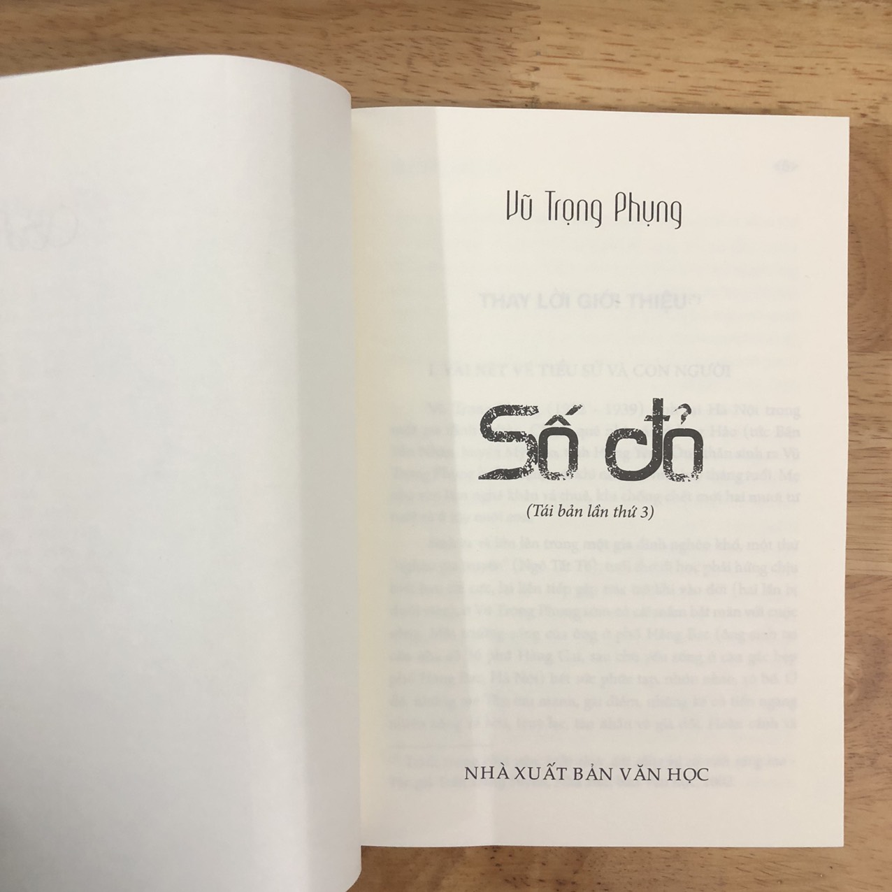 Sách: Tiểu Thuyết Số Đỏ - Vũ Trọng Phụng (TB)