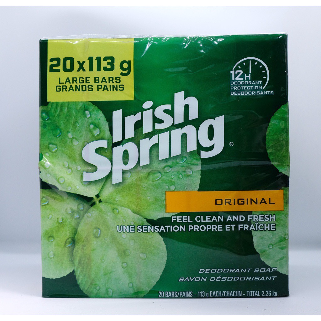 Xà phòng thơm Irish Spring Mỹ (113g)