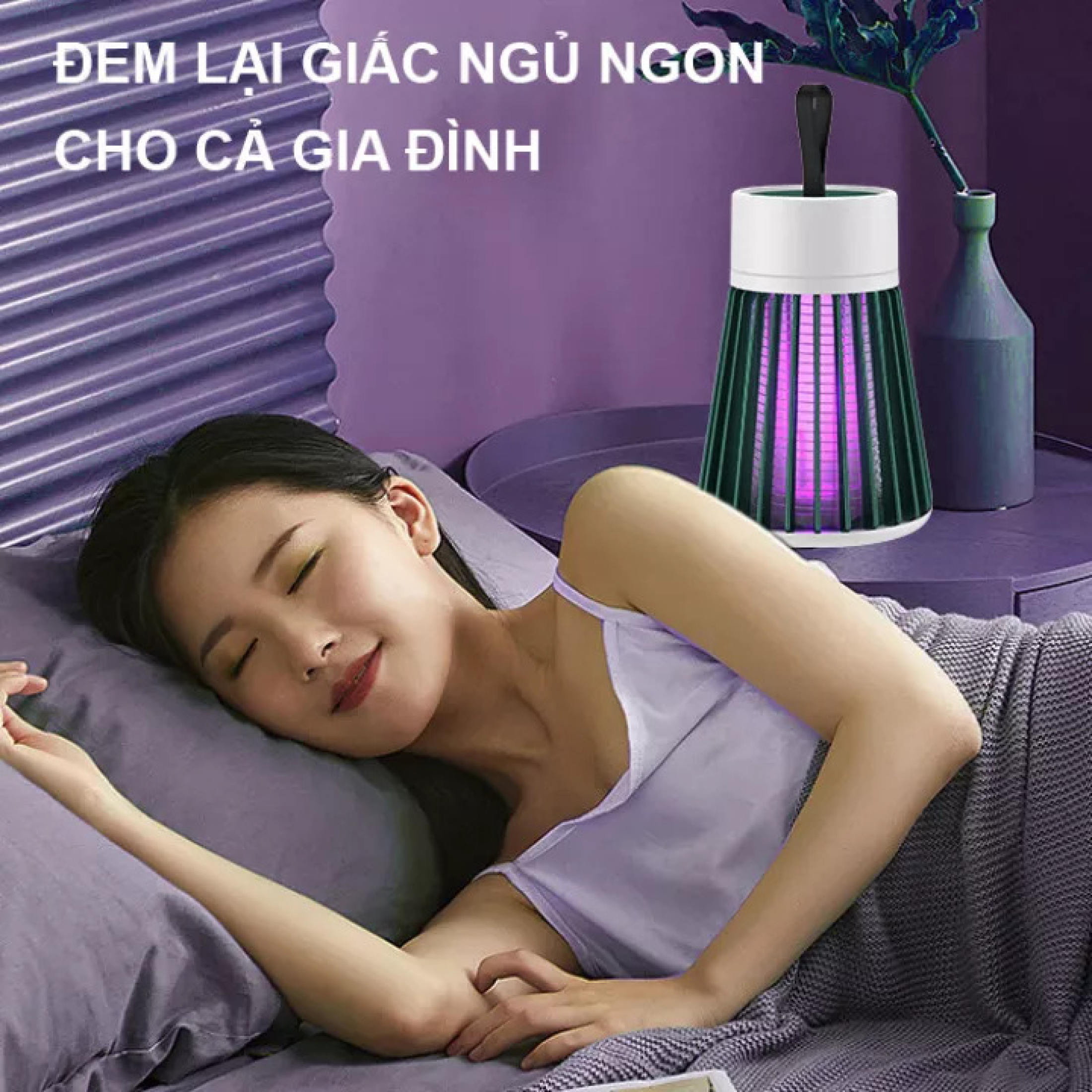 Đèn diệt muỗi thông minh Electric S, Đèn bắt muỗi thông minh kiêm đèn ngủ không lóa mắt, Công nghệ...