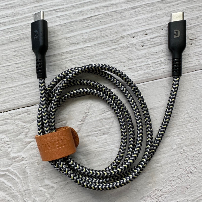 Cáp zendure type c to type c 5a 100w không hộp