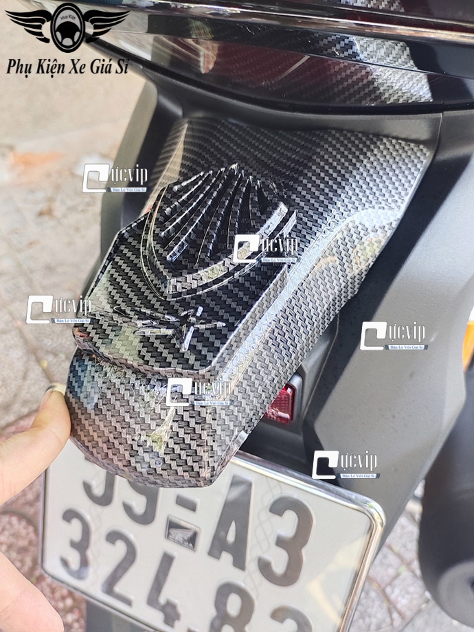 Ốp Cóc Đèn SH 350i, SH 2020 - 2022 Carbon MS2602