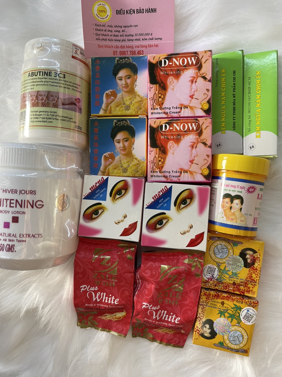 Combo kem trộn trắng da toàn thân hiệu quả 03