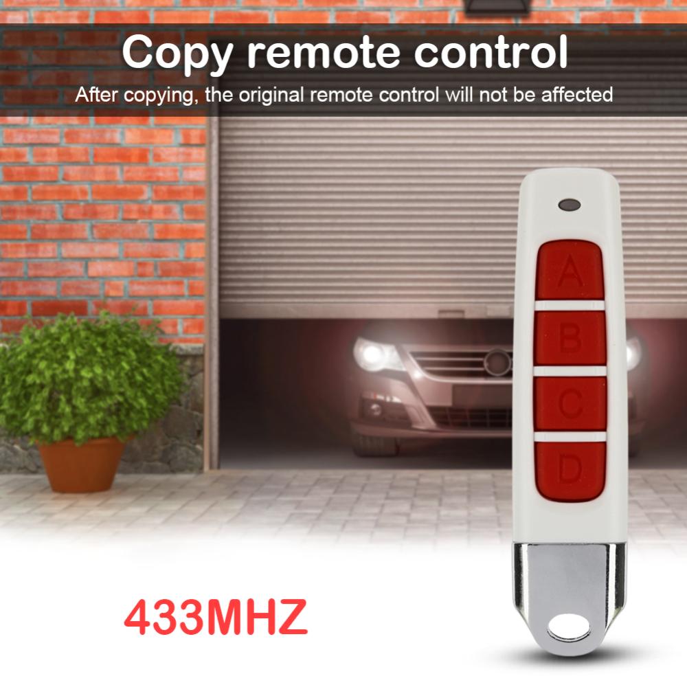 433MHz Copy Remote Controller Multifunctional 4 Keys Remote Control Duplicator Copy Duplicator Door Opener