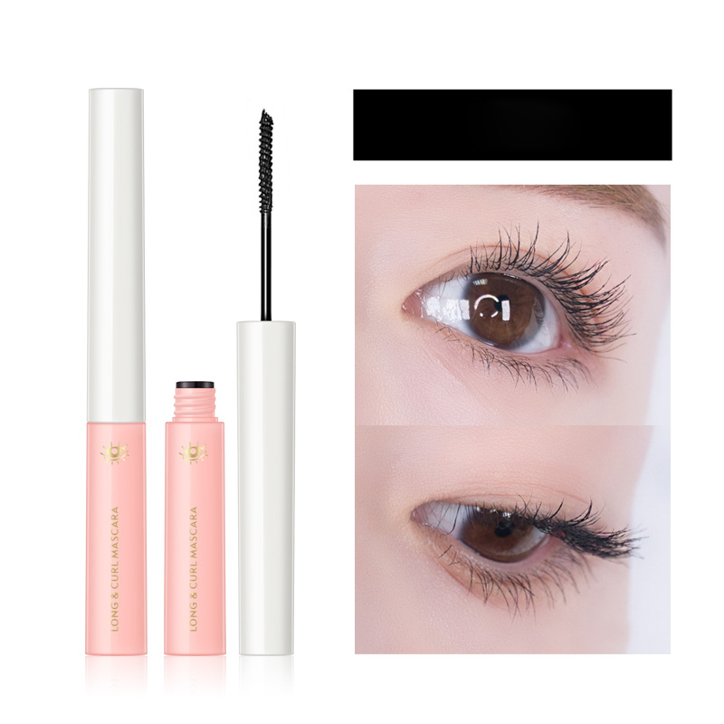 Kiss Beauty Curling Mascara Ultra-fine Small Brush Head Mascara Slim And Thick Mascara Makeup