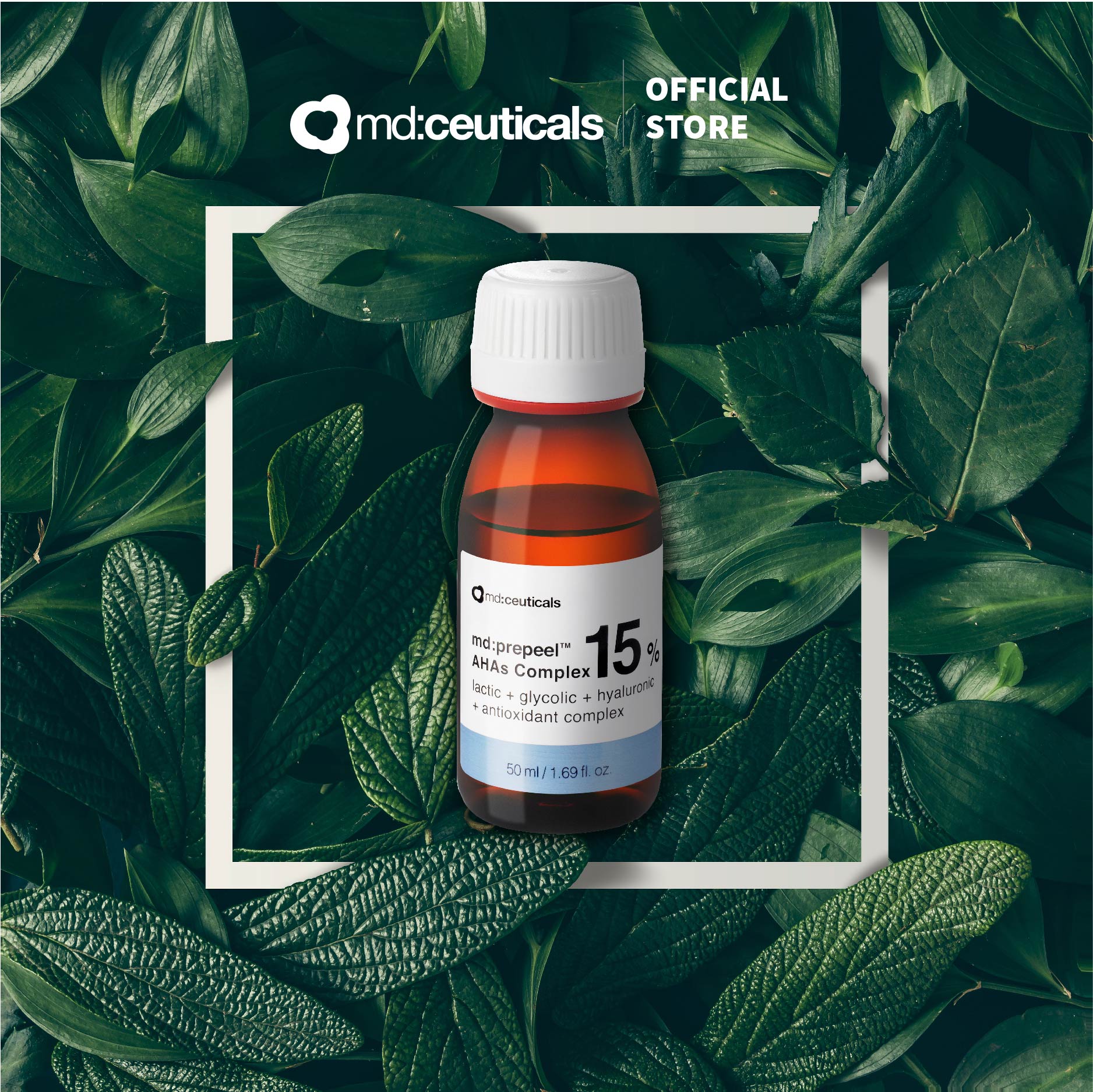 Thay da sinh học trắng sáng da & căng bóng da Md:prepeel Beta&AHAs Complex 15% (50ml)