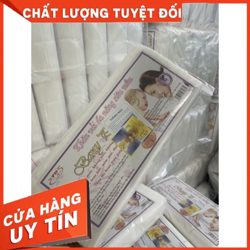 ♥️SỶ 5 GÓI♥️ Khăn Vải Khô Đa Năng PHÚ ĐẠT tinh khiết 99%