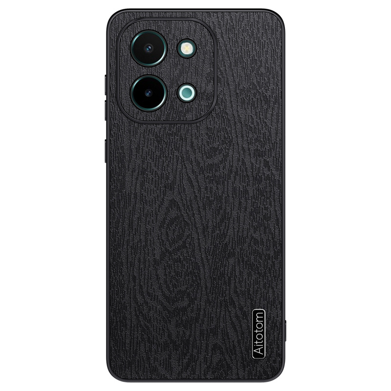 For Vivo S19 S18 S17 S16 S15 S12 S10 S9 Pro E 5G Phone Case, Business High-end Tree Grain Leather Texture Silicone Cover.