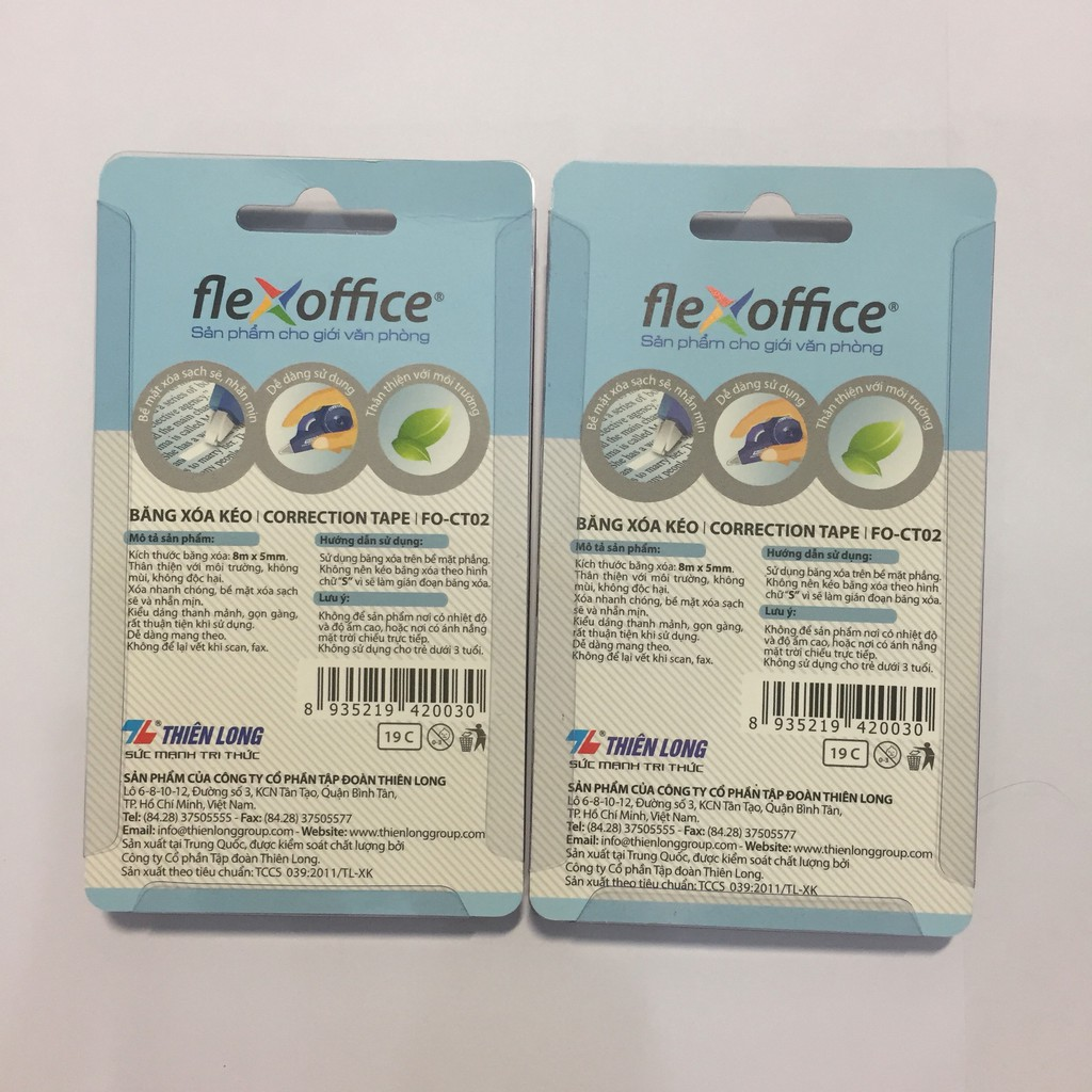 Xoá kéo Flexoffice FO-CT02 (8m x 5mm)