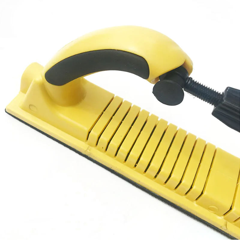 YONUO Sandpaper hand grinding board, putty grinding board, rectangular hand planing arc sander, hand push plate, dry grinding hand washboard, adjustable
