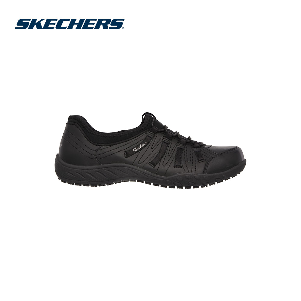 black non slip shoes skechers