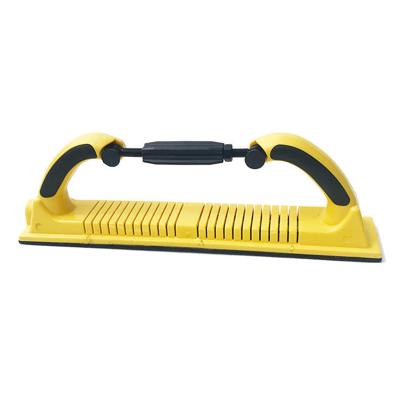 YONUO Sandpaper hand grinding board, putty grinding board, rectangular hand planing arc sander, hand push plate, dry grinding hand washboard, adjustable