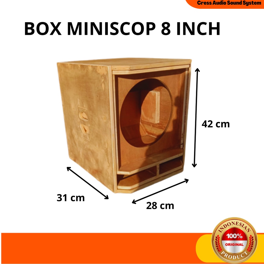 18 Inch Lapangan Box Speaker Miniscoop Plan Ukuran Bass Box