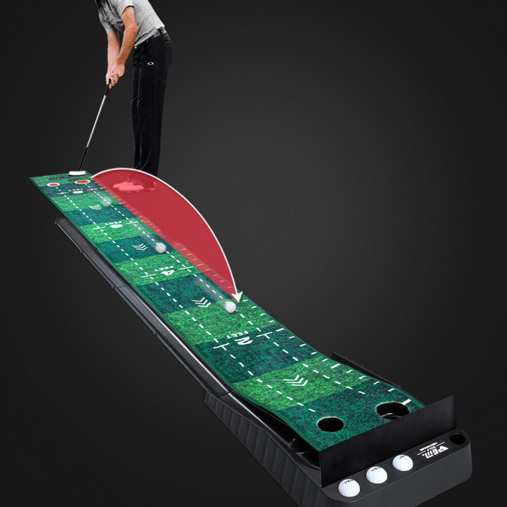 PGM Golf Putter huấn luyện viên 3M Golf đặt Mat Thảm màu xanh lá cây thực hành thiết lập bóng trở lại Mini khu vực lỗ Golf Fairway Mat 골프용품