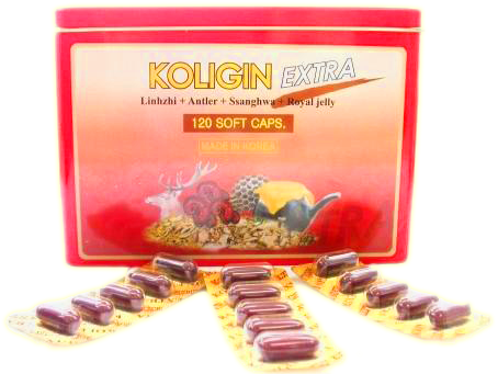 Koligin Extra (hộp 120 viên) - Sâm sắt Hàn Quốc